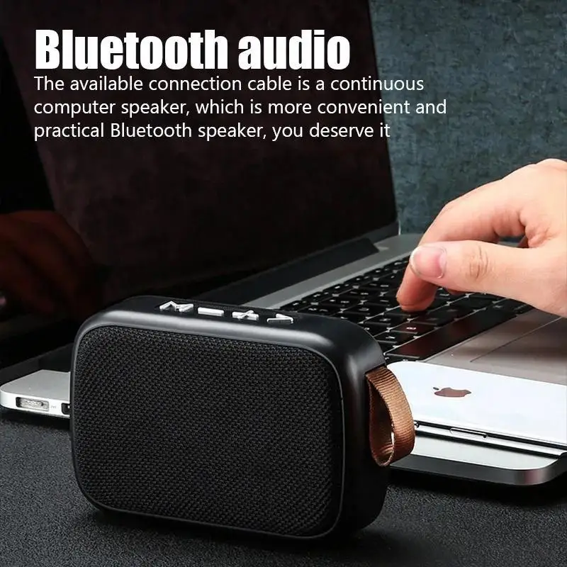 Portable Wireless Soundbar Speaker Bluetooth 5.0 Subwoofer Waterproof Outdoor Speakers USB Stereo Loudspeaker Support TF Card