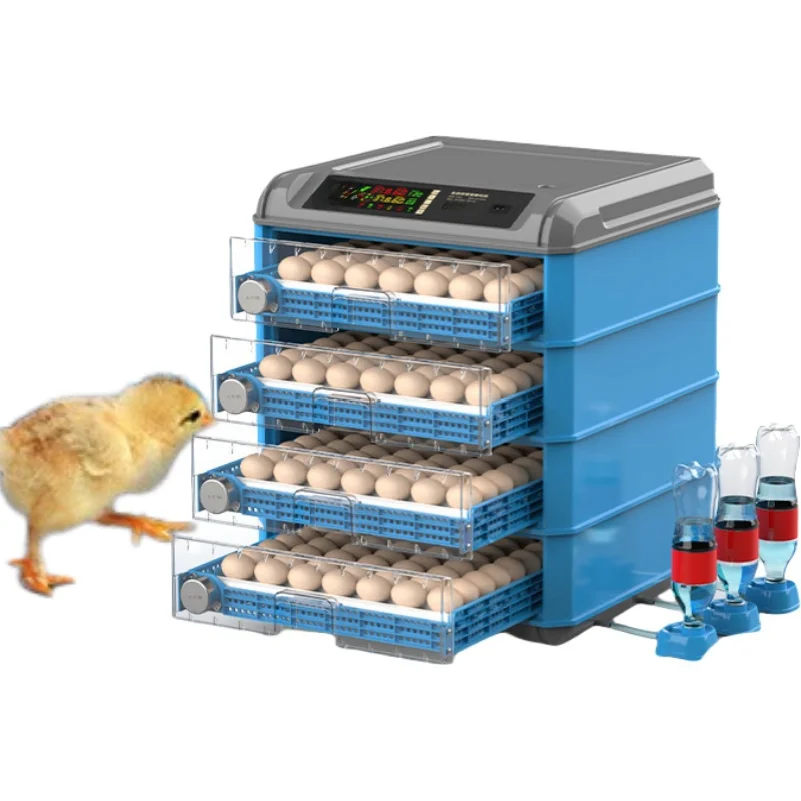 500 Capacity Fully Automatic Egg Incubator with Chick Roller Motor New PP Material for Chicken Duck Ostrich view 6