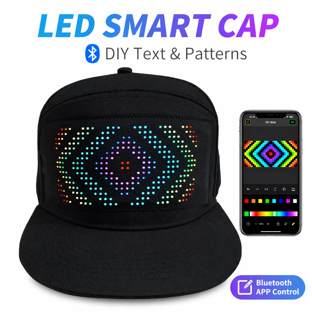 Diy Electronic Components - LED Hat Light Display Screen DIY