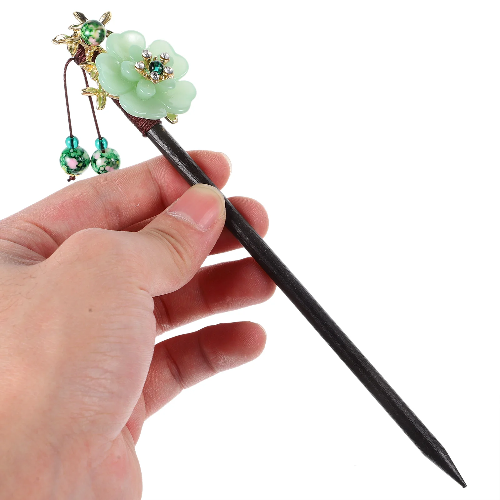 

Tassel Vintage Hairpin Women's Tassels Shaped Ebony Accessories for Braids Bun Stick Chopstick