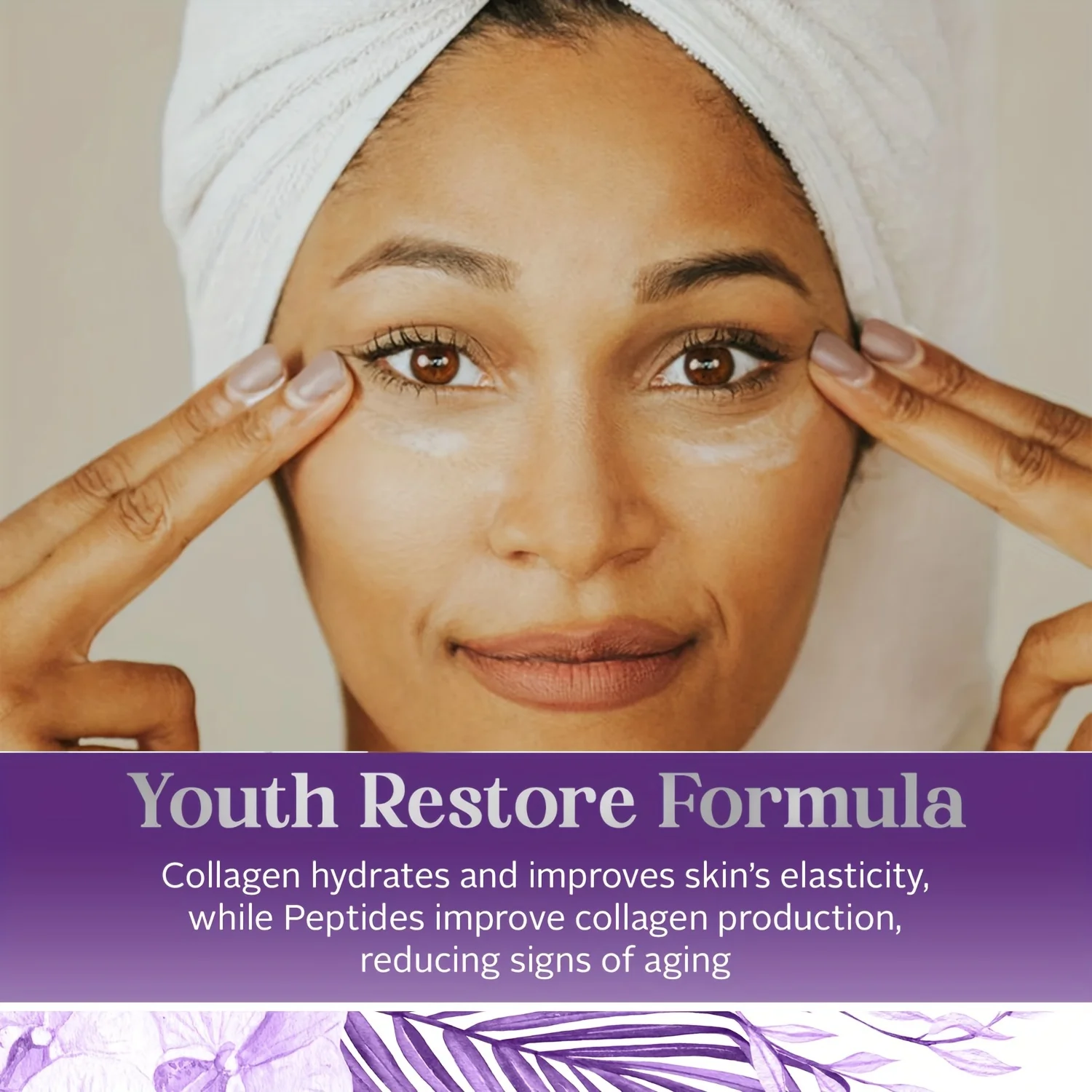 Eye Cream (Collagen & Peptides) Rejuvenates Plumps and Hydrates for A More Youthful Look