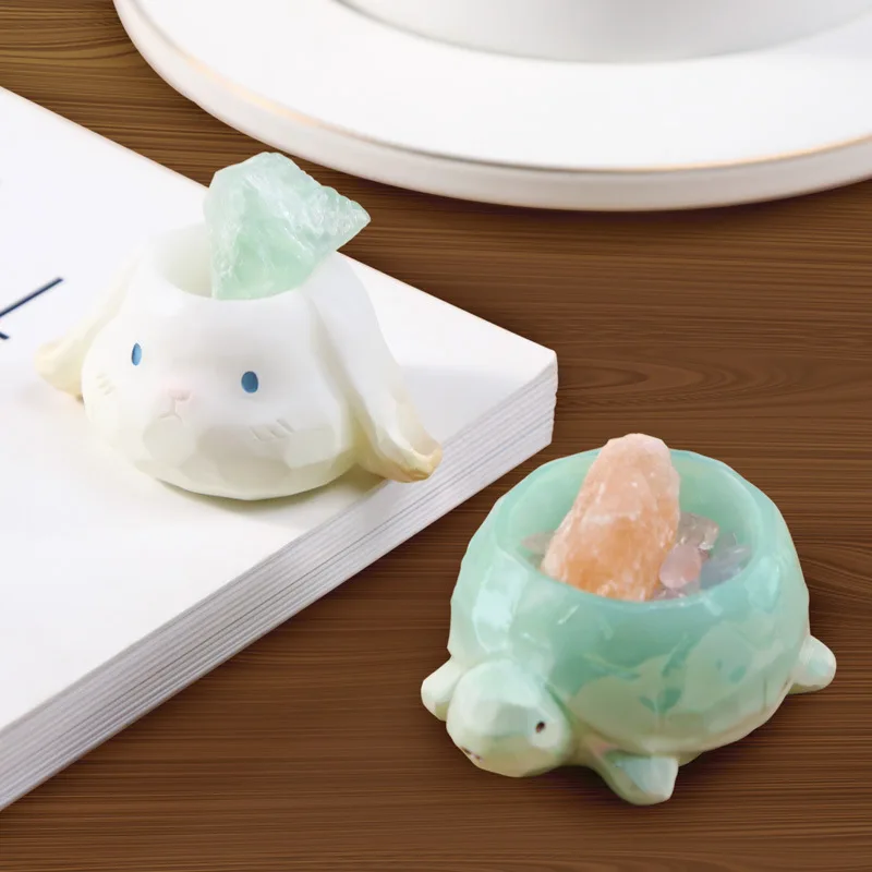 Creative Animal PAL Crystal Blind Box Cute Desktop Decoration Resin Craftwork Wholesale New Model Display Piece Toy & Hobbies