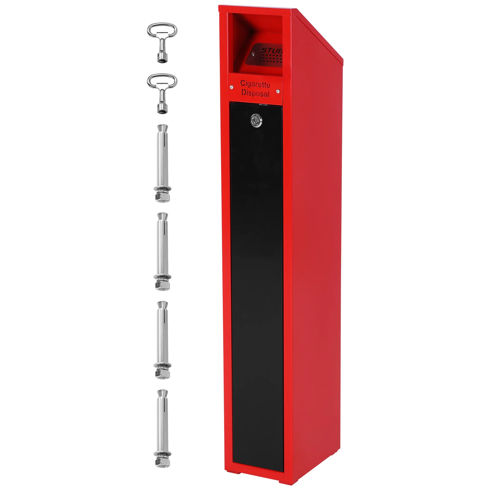 

Коммерческий контейнер для утилизации окурков с запирающейся крышкой для ресторанов, баров, магазинов у дома