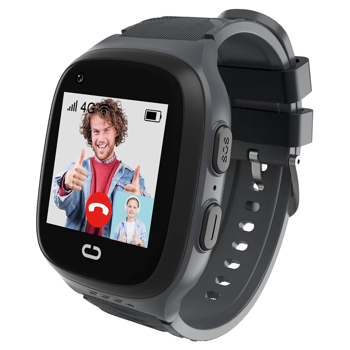 4G Kids Smart Watch with GPS Tracker & Video Calling, One-Key SOS Call Voice Chat Camera GPS Tracker Watch for Kids