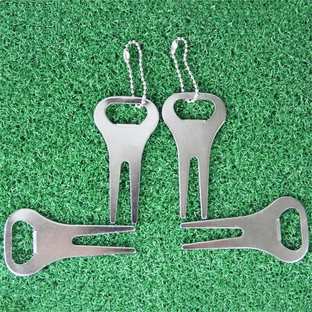 Zinc Alloy Divot Repair Tool lightweight clean groove Golf Pitchfork Golf Putting Divot Fork Golf Green Fork Golfer Gift