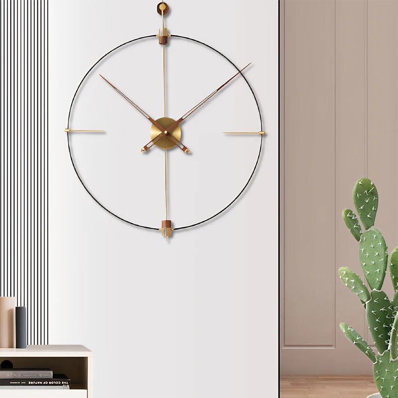 

Minimalist Atmospheric Wall Clock Living Room Light Luxury Clock Creative Art Simple High-end New Italian Decorative Restaurant