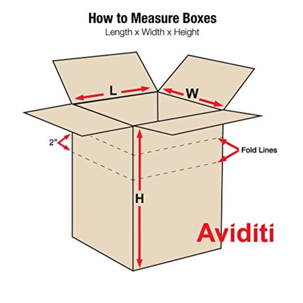 صناديق بريد بيضاء متعددة العمق للكتب، 100-9، 5/8 × 6 5/8 × 1 1/4 بوصة، تغليف شحن متين
