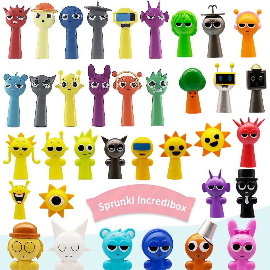 New Sprunki Figures Toys Sprunki Sprunki Figures  Anime Action Sprunki Game Cartoon Children Birthday Gifts Christmas Gifts Toys