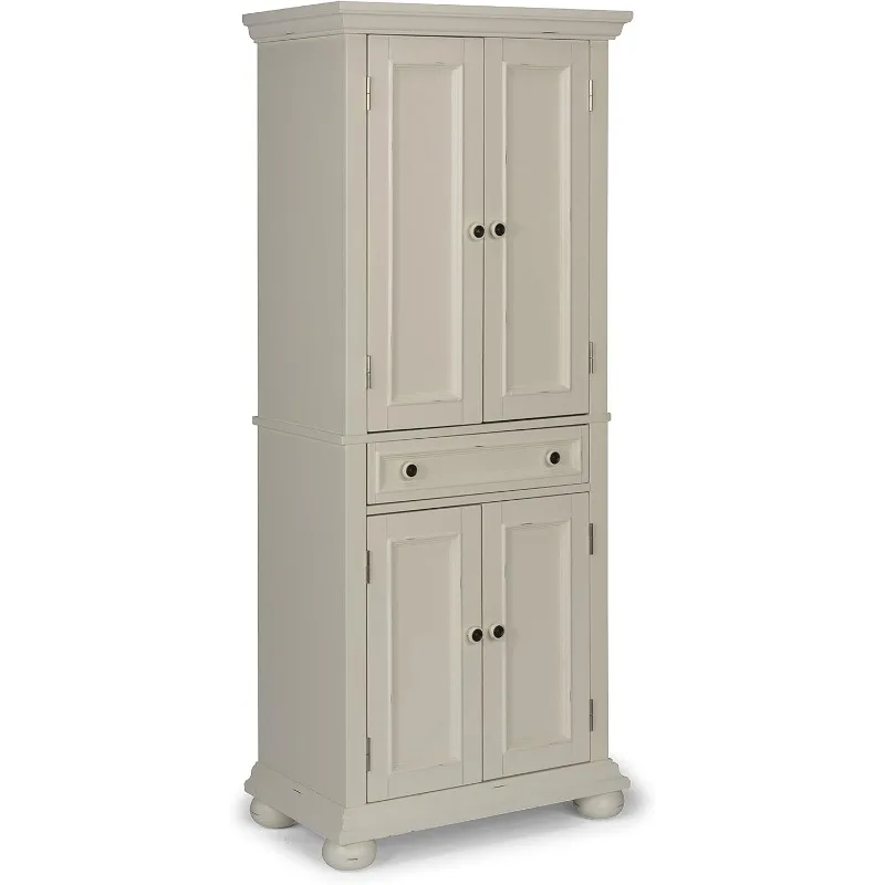 

Dover 71.5 Inches High by 30 Inches Wide with Drawer and Adjustable Shelves White.