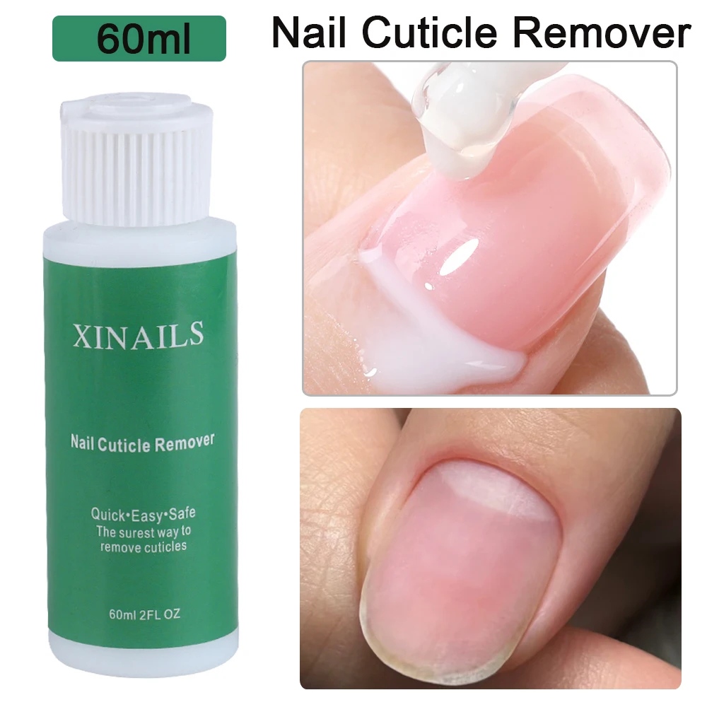 60ml 큐티클 리무버 젤 전문가용 큐티클 부드럽게 제거 네일 죽은 피부 제거 매니큐어 젤 폴리쉬 네일 리페어 케어 도구