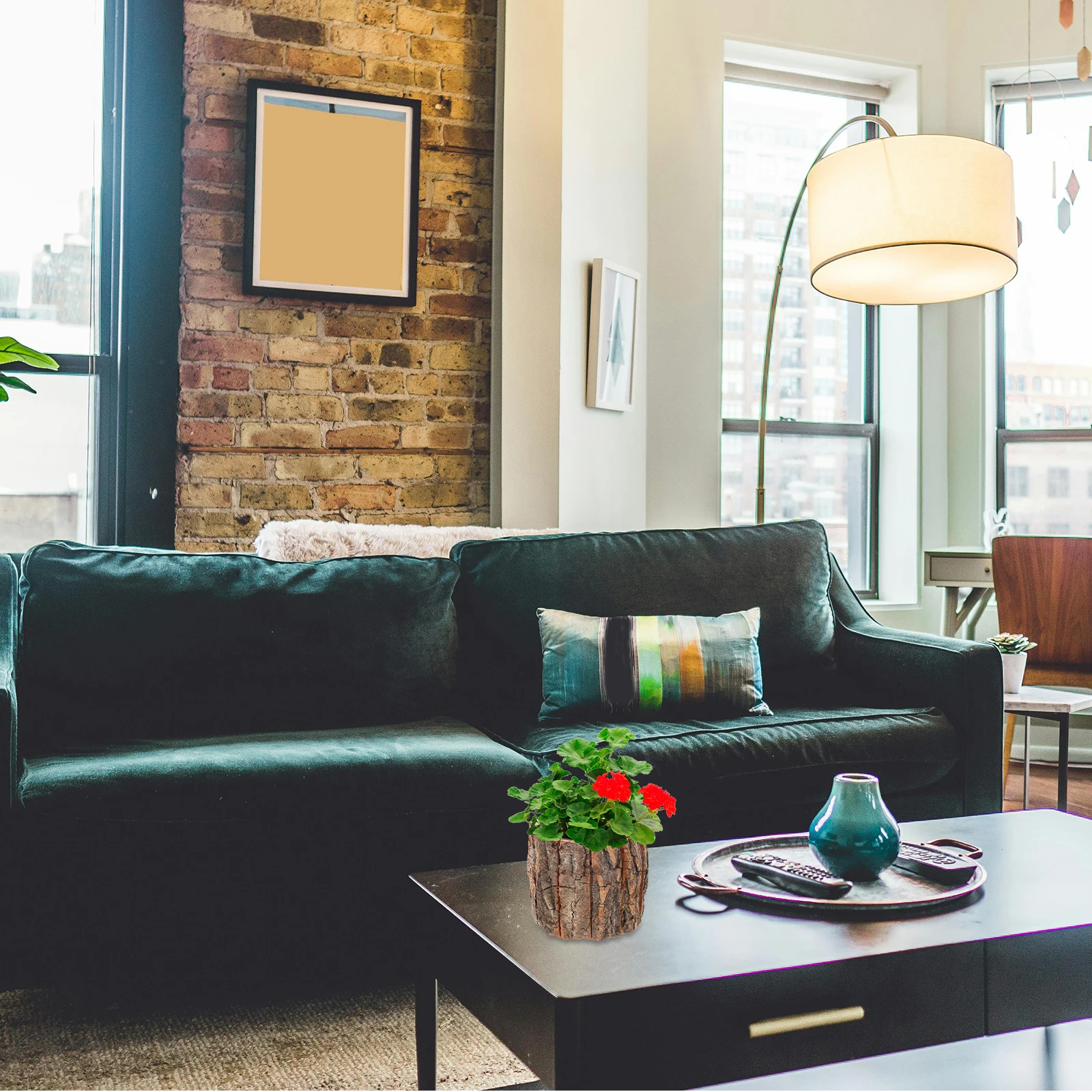 

Eco Friendly Flower Pot Natural Bark Texture Creative Design for Home Decor and Gift Wrapping Flower Bucket Flowerpot