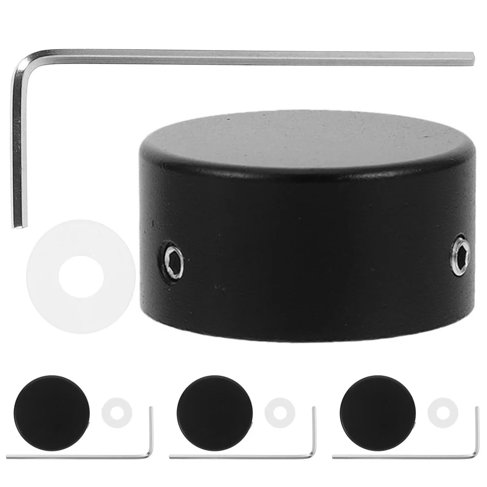 

1Set Guitar Effect Pedal Toppers Metal Caps Durable Design Easy Carry Guitar Effect Pedal Instrument Parts Instrument Supplies