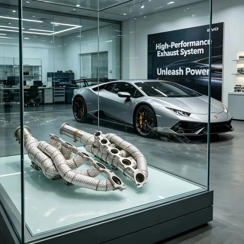 OEM Exhaust Manifold for Lamborghini Huracan EVO STO 5.2 2019-2024 Exhaust System Catalytic Converter SS304 Car Exhaust Pipes