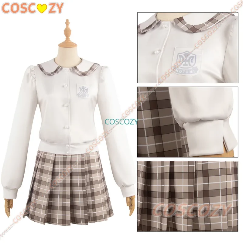 Disfraz de Cosplay de Anime Yosuga no Sora kasuvano Sora, dulce Lolita JK, uniforme, camisa, falda, conjunto de escuela para niñas, Primavera