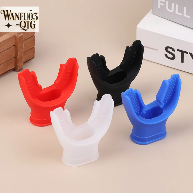 

1 шт., второй ступени для подводного плавания, силиконовые мундштуки для языка, регулятор трубки, красочный мундштук в виде осьминога, фиксатор укуса