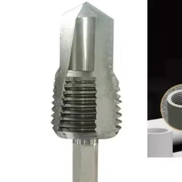 PPR Electric Drill Bit With PVC Pipe Threader Kit 1/2 3/4 Inch Dies For Water Pipe Expansion Punch Threading Tool Set