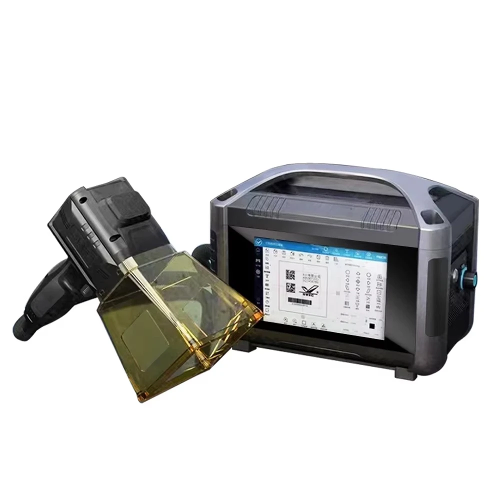 Portable Handheld Fiber Laser Marking Machine for Home Use Supports Various Graphic Formats-DXF PLT BMP AI DWG DST