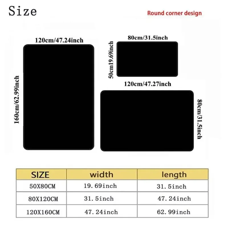 Creative Universe Planet Rug for Living Room Mats Non-Slip Yellow Blue Stars Carpet Area Rug Door Mat Bath Mat Bedside Carpet