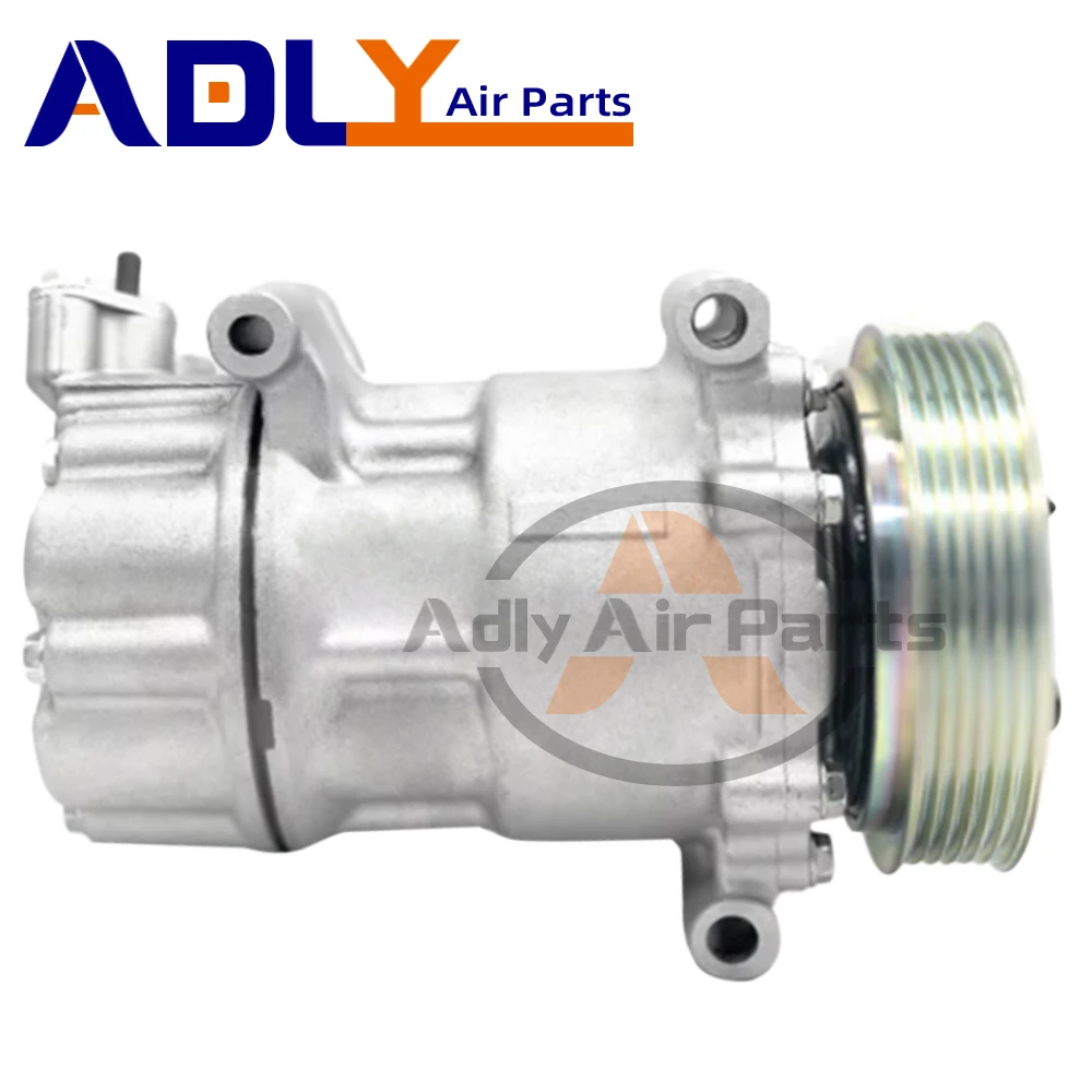 SD6C12 AC Compressor For Peugeot 207 208 307 308 508 Partner 9651910980 9659875780 9670318880 9671216280 9678656080 9822826880