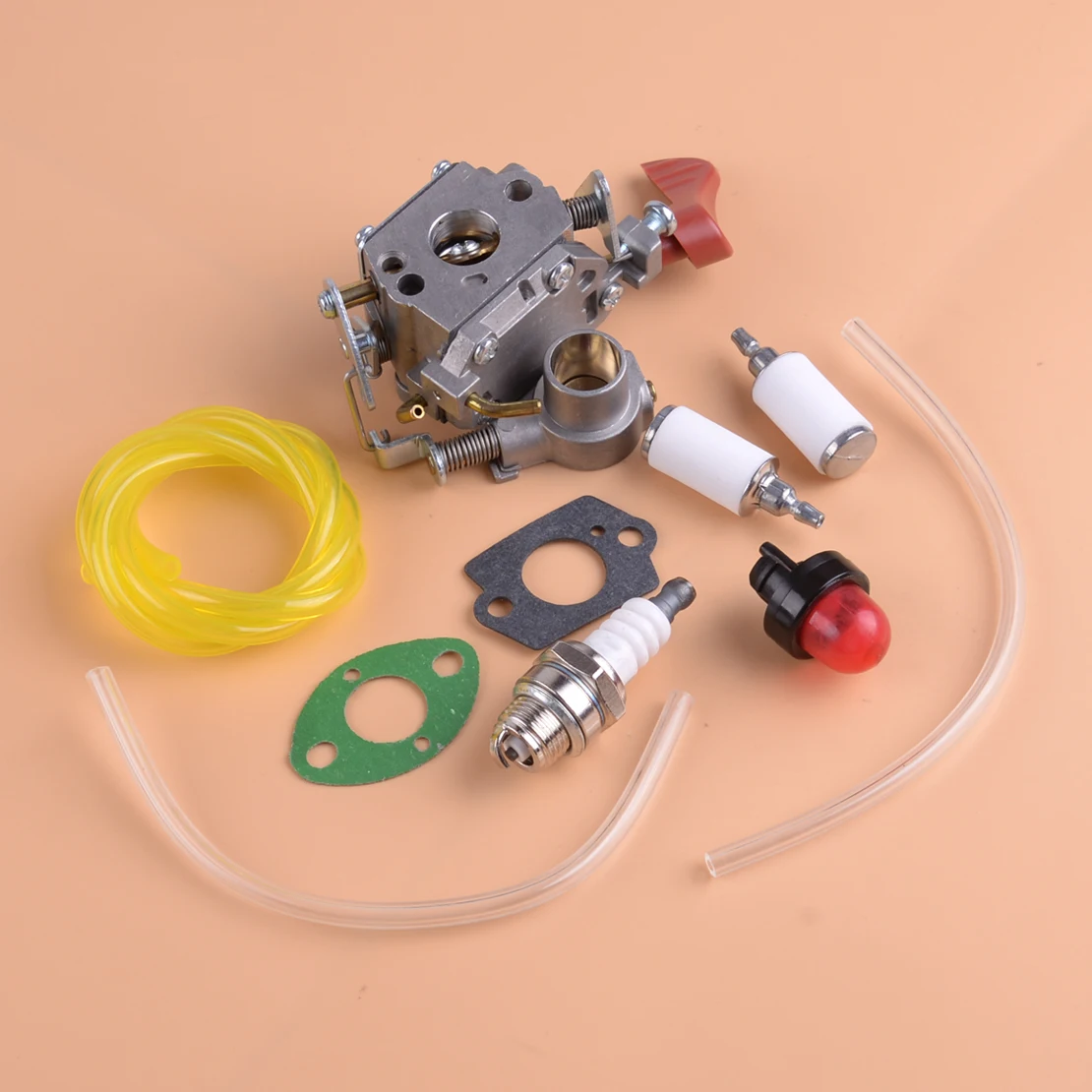 Kit de Linha de Combustível de Juntas de Carburador Letaosk 545008042 545189502 Apto para Aparador de Gás Poulan Pp338pt Pp133 Pro Pp333 Zama C1m-w44