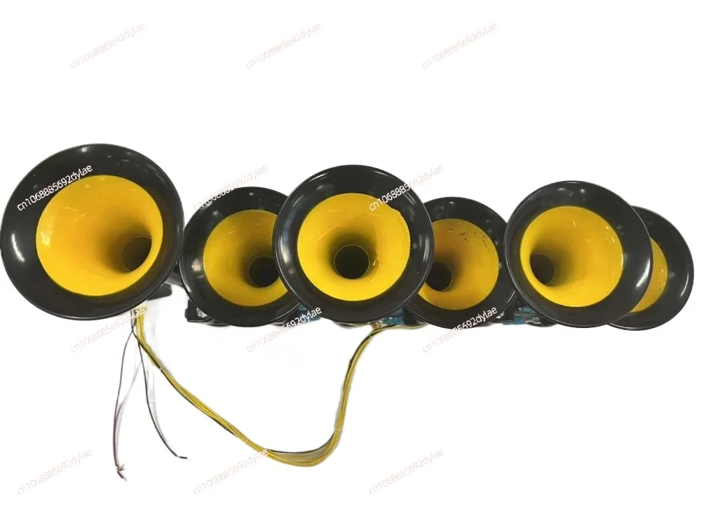 Truck Electronic Gas Horn, Metal Tube Music Horn Strip, Six Tube, 36 Tone, 24V Car Music Horn