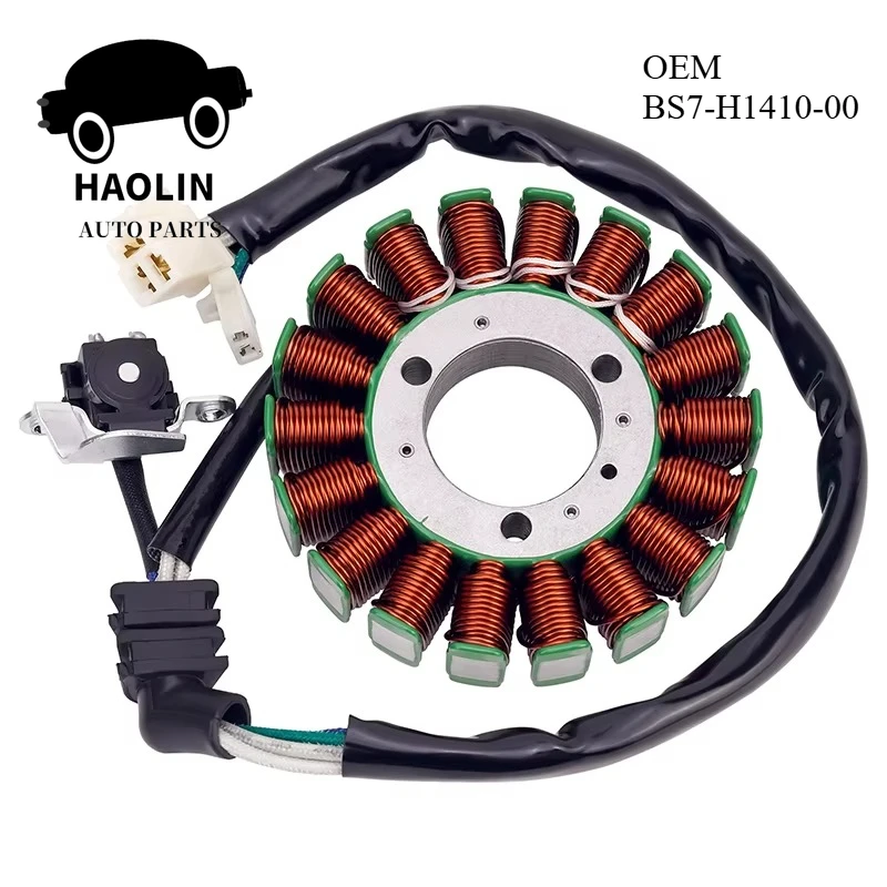 Bobina de estator de motocicleta OEM BS7-H1410-00 para Yamaha YZF R3 YZF-R3 2019-2021 YZF R25 2020 MT-03 MT03 MT25 MT 03 25 2020 2021