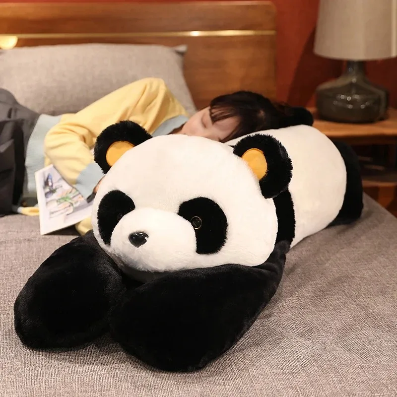 60 cm-120 cm Riesenpanda Plüschtiere Weiches Schlafkissen Cartoon Tier Bär Gefüllte Babypuppe Klassische Kindergeburtstag Weihnachtsgeschenke – Detail 15