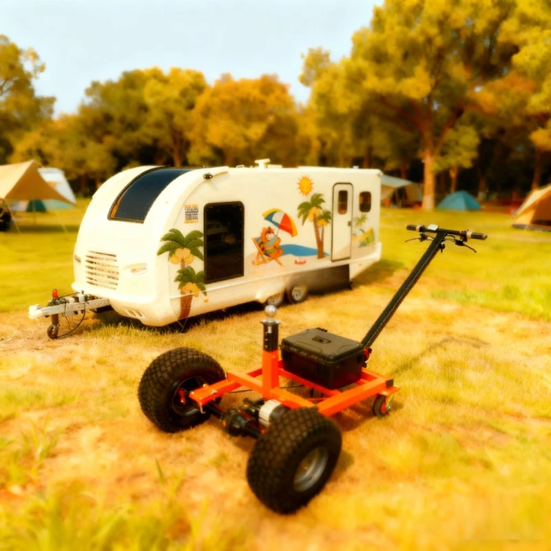 

Carbon steel trailer trolley adjustable heavy duty traction manual handling electric