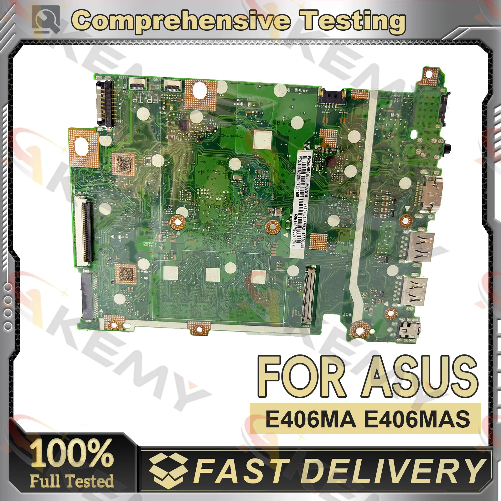 carte-mere-e406ma-pour-ordinateur-portable-asus-eeebook-e406mas-e406m-e406ma-l406ma-avec-processeur-celeron-expedition-rapide-tests-100-ok