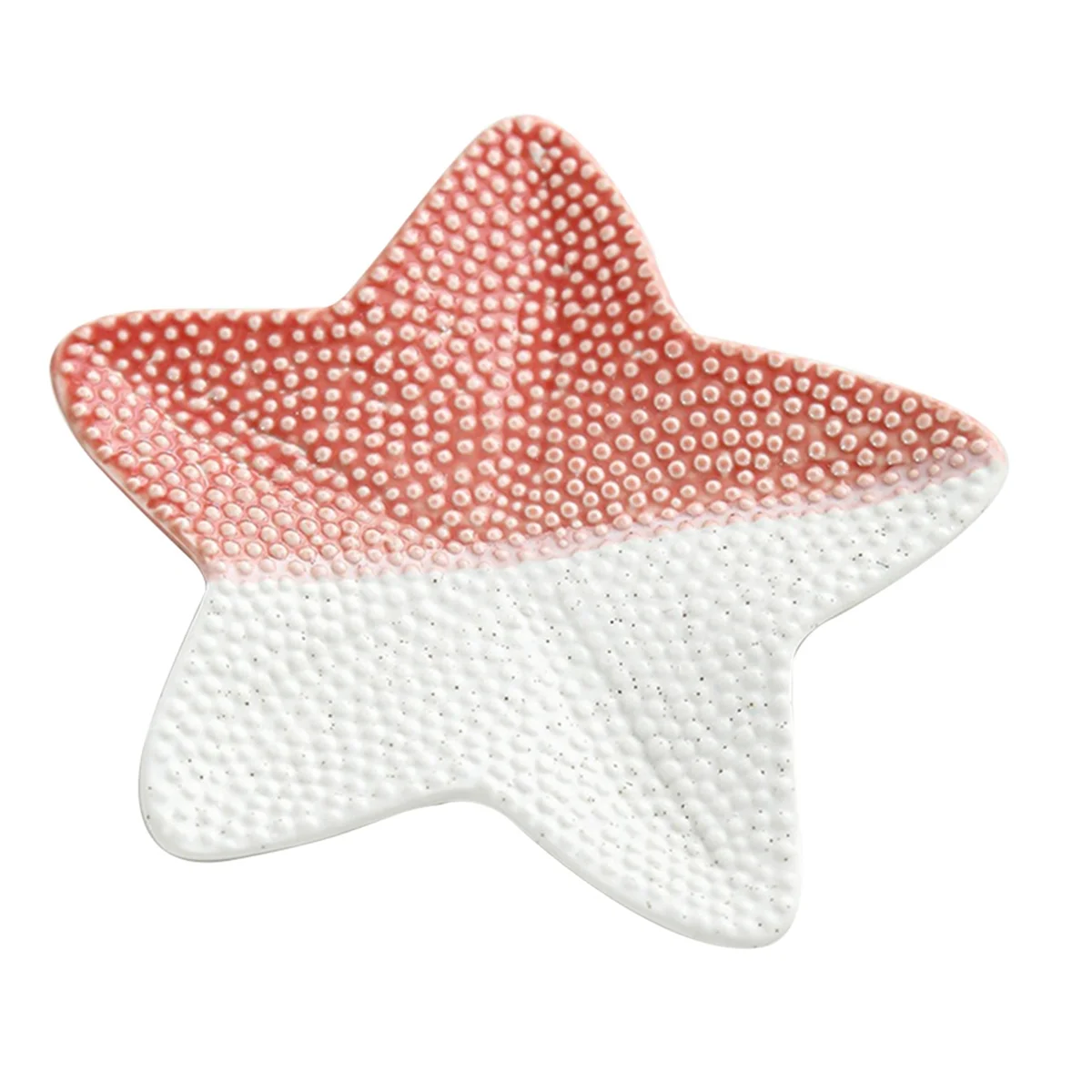 Jewelry Dish Tray, Starfish Ceramic Jewelry Plate, Cute Decorative Trays for Rings Earrings Necklaces Bracelet