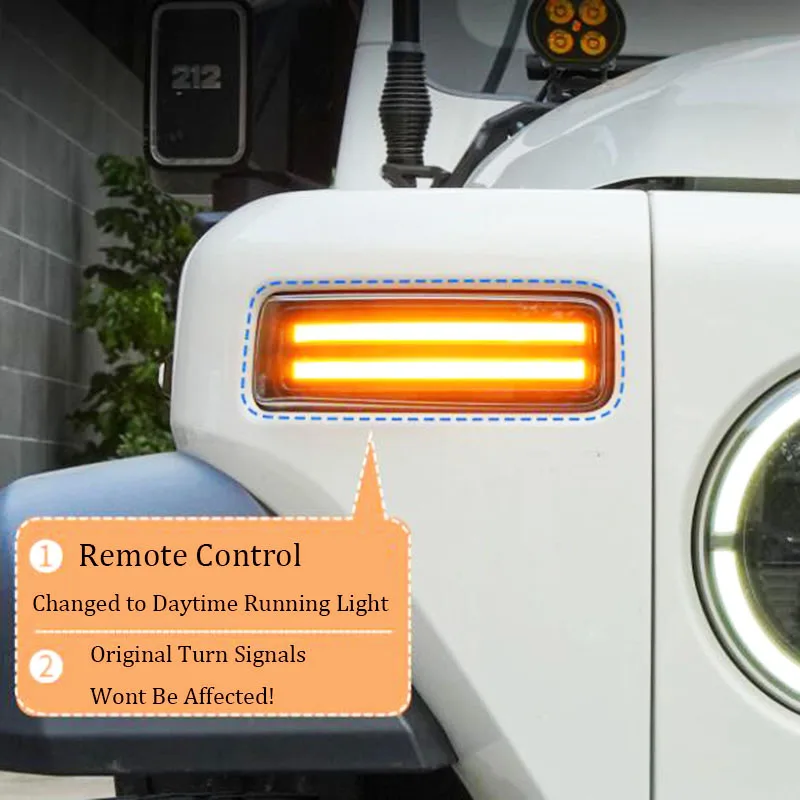 For BAW EMC 212 T01 2024 2025 2026 Customized Turn Signal Daytime Running Light DRL LED Mount Harness Kit Car Accessories