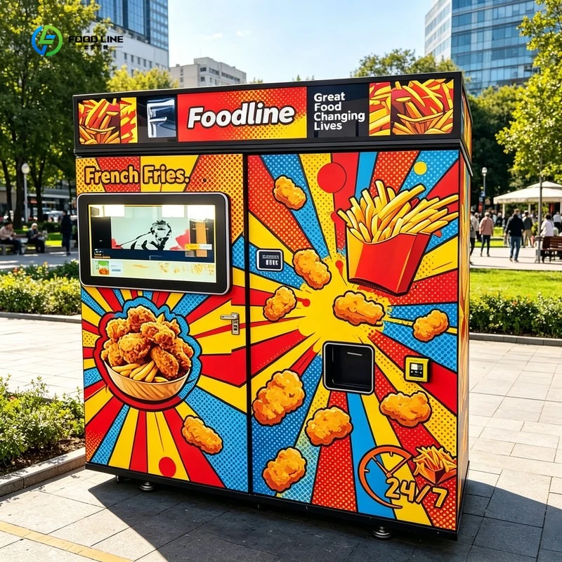 French Fries Vending Machine High Efficiency Customize French Fries Vending Machine with Multi-Flavor Snacks FL Customized