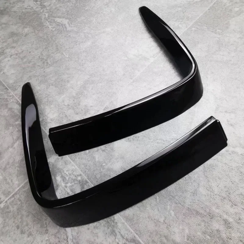 Per Audi Q5 SQ5 2020-2024 e Sportbackport Paraurti Anteriore Lip Spoiler Splitter Lato Ingresso Aria Sfiato Canard Trim Adesivo Body Kit