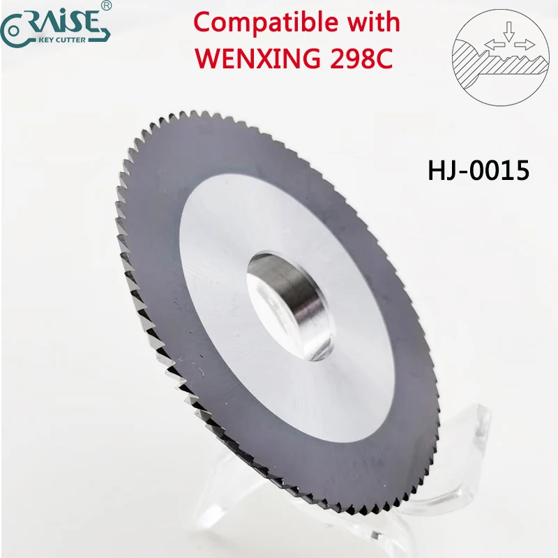 

Фреза RAISE с покрытием 0015 60x6x16x80 ° Совместим с ключевым станком WENXING 298C, инструменты для слесарных работ