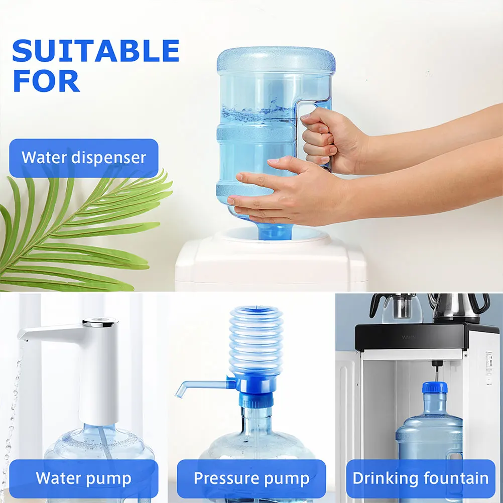

5L Large Capacity Jug Handle Design Portable Water Container For Car Driving Camping Outdoor Use Thick Reusable Water Bottle For