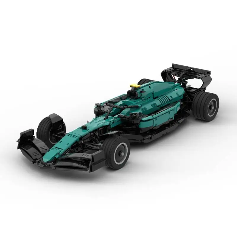 

Изготовленный на заказ гоночный автомобиль MOC-158977 в масштабе 1/8 с передней и задней подвеской (2824 шт.)