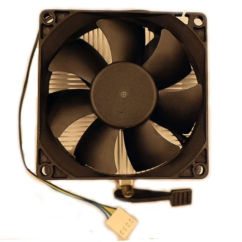 Small Size Fan Cooler Heatsink Cpu Cooling Pc Plastic 78mm LGA775/115X/AM4 Silence Fan 4pin Port for Computer Case Black 1 Pcs