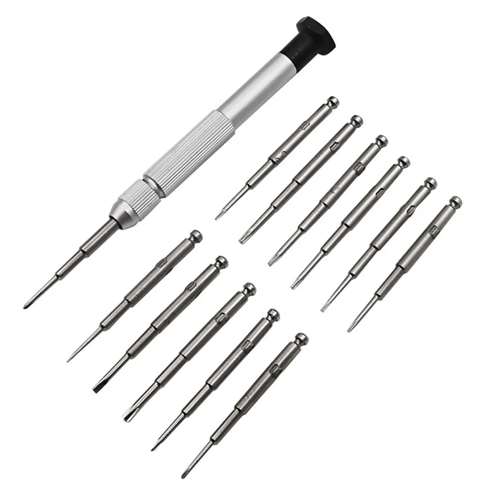 1Set Precision Screwdriver Set 13 in 1 Small Screwdriver Set for Electronics Portable Mini Repair Kit for Smartphone Computer