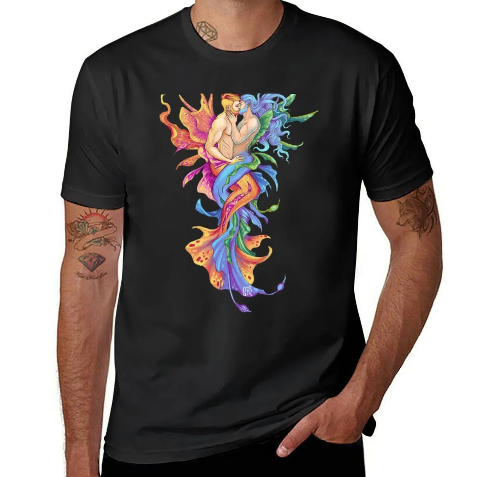 

Underwater Kiss T-Shirt designer shirts valentines clothes tops men tshirt