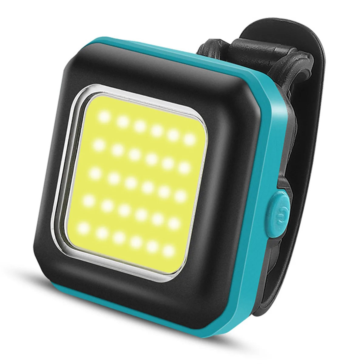 A71P مصباح أمامي للدراجة الجبلية ليلاً للركوب الأمامي USB قابل لإعادة الشحن، مصباح يدوي فائق السطوع، تحذير خلفي، ضوء أزرق وأبيض #1