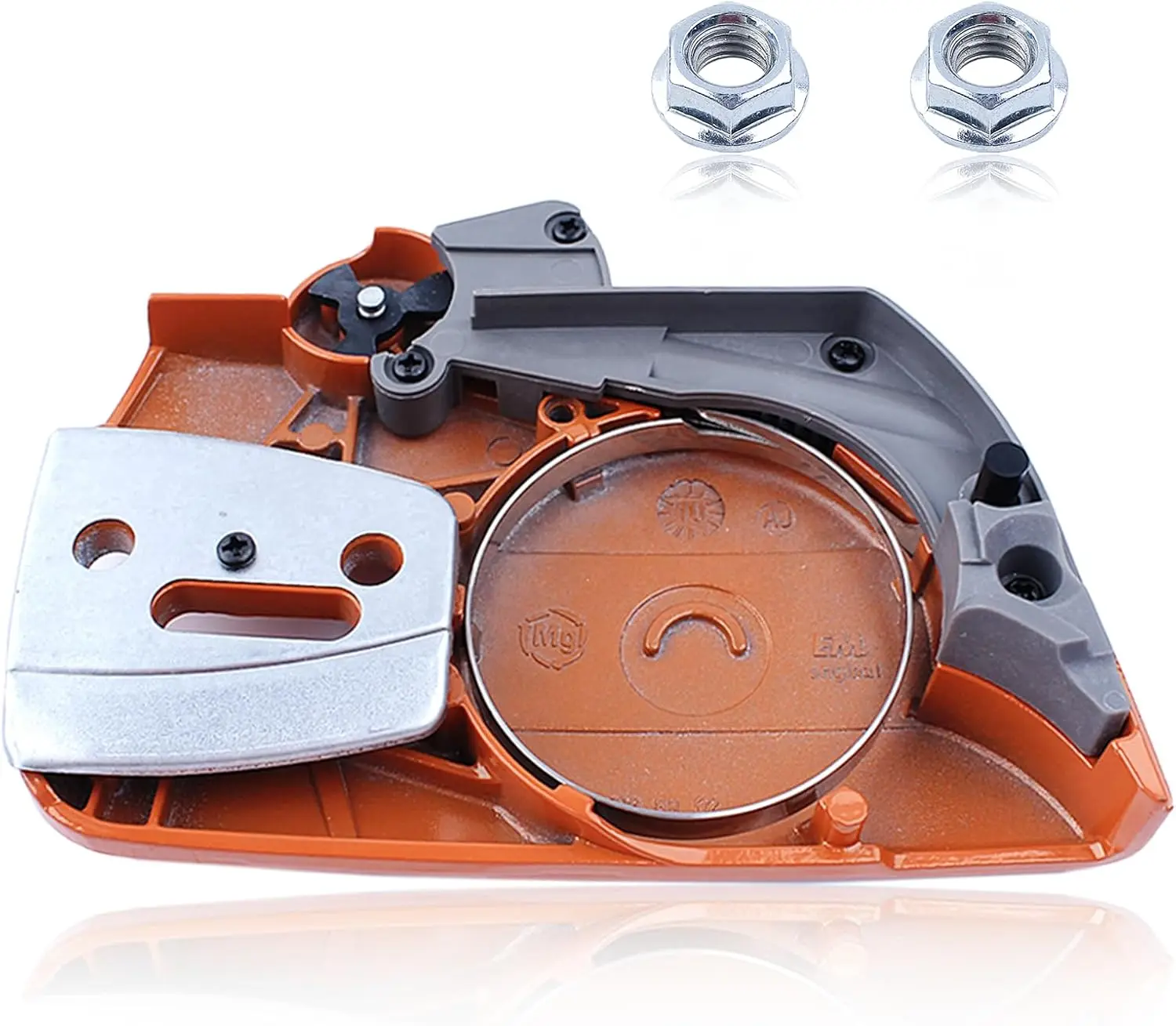 pour-tronconneuse-husqvarna-340-340e-345-345e-346xp-350-351-353-357-357xp-359-ensemble-de-couvercle-d'embrayage-537107803-couvercle-de-frein-de-chaine-340