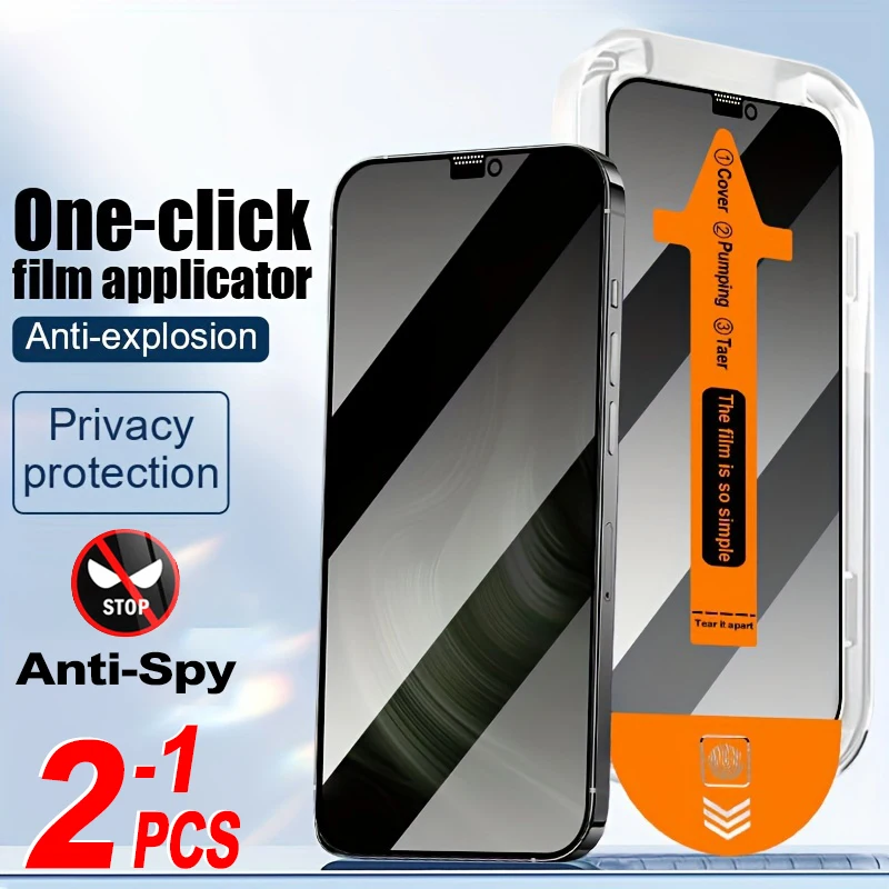 

Oleophobic Coating Easy Installation Privacy Screen Protector For Samsung S24 Ultra S25 S23 Plus S22 S20 FE Anti-Spy Glass Film