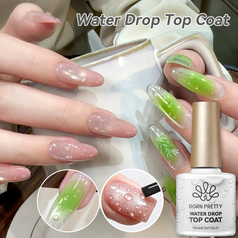 BORN PRETTY – Kit de vernis à ongles gel effet goutte d'eau, décoration 3D, manucure semi-permanente UV LED, 1/2/3 pièces