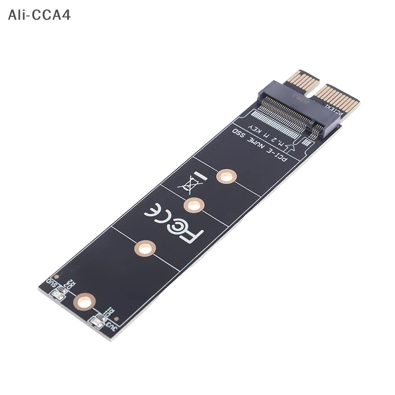 CCA4-PCIE to M2 Adapter NVMe SSD M2 PCIE X1 Raiser PCI-E PCI Express M Key Connector Internal Solid State Drive