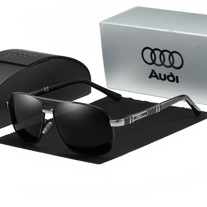 

For Audi A4 A6 A8 Q5 Q7 High end luxury men driving polarized sunglasses brand luxury anti glare men and women Driver goggles