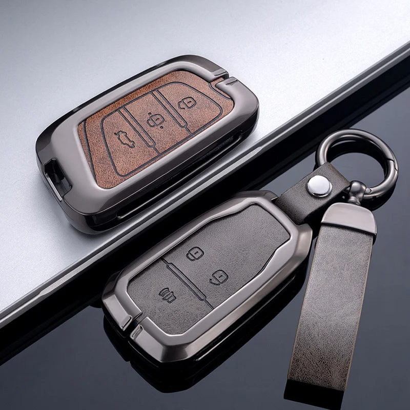 New Car Key Cover Case Fob for JAC JIAYUE J7 A5 X4 X7 IC5 IEV7S S3 T8 Refine S4 S7 M6 E20x E40x Protector Keychain Accessories