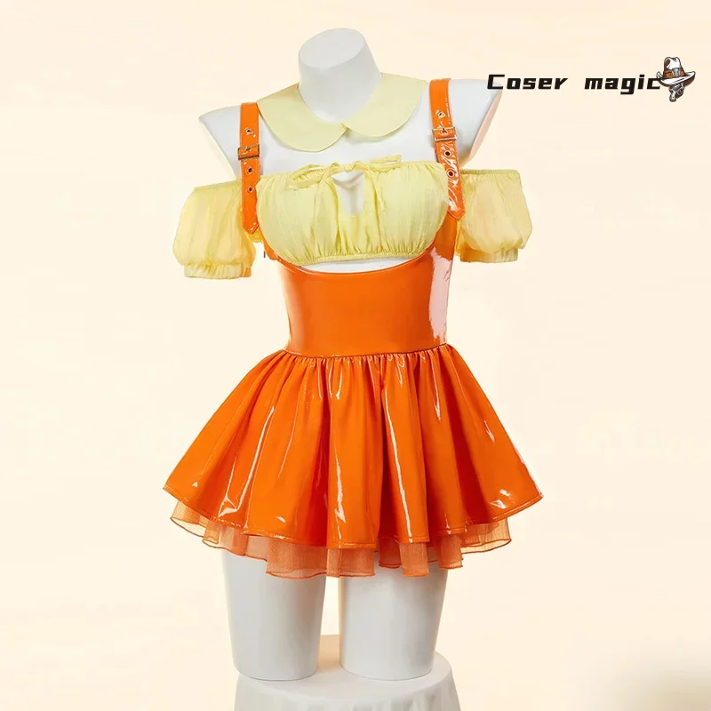 

Деревянный мужской игровой костюм Six для косплея на Хэллоуин, Рождество, ролевая вечеринка, комикс, женская форма размера S-XL, милое мое платье