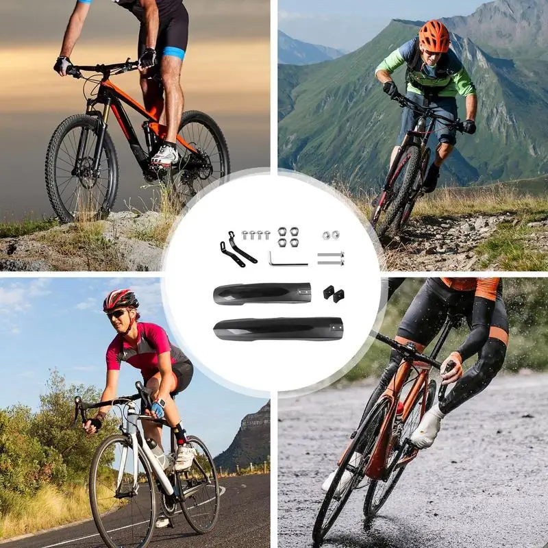 Pára-choques mtb lama guarda à prova dwaterproof água ciclismo pneu pára-choques ampliado pneu traseiro respingo guarda chuva cascalho pára-choques para contra