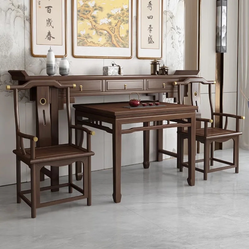 

Новый китайский стол для гостиной из массива дерева, состоящий из четырех частей.