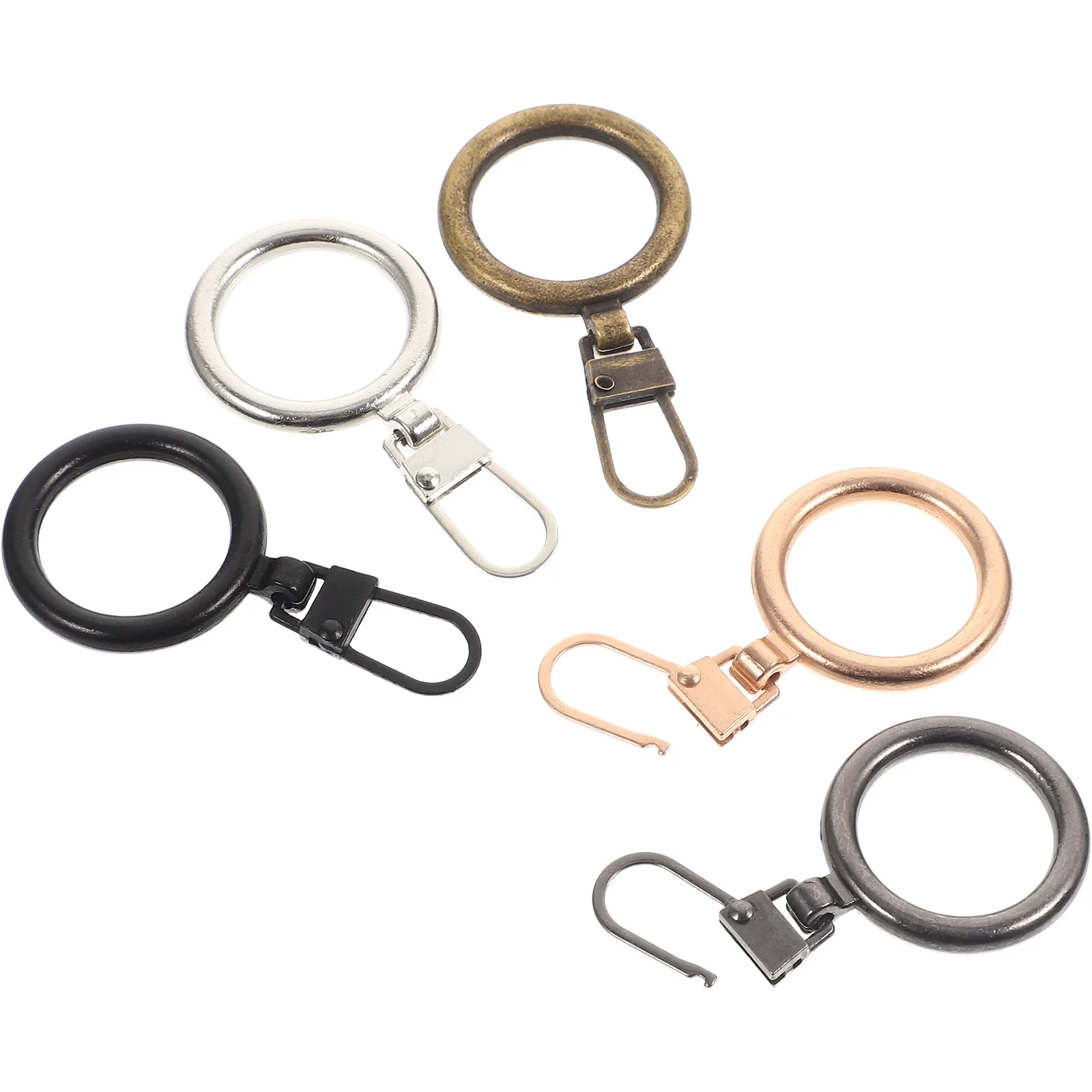 

20Pcs High-Grade Metal Zipper Sliders Wear-Resistant Zipper Repair Kit for Jackets Bags Purses Tabs Zippers Bulk